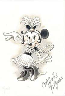 Minnie Mouse - Charleston Star - Original Painting - Tony Fernandez | Catawiki