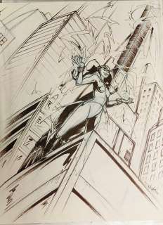 dessin original - Illustration harley quinn A4 Original draw / Thib - First edition | Catawiki