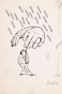 Szymon Kobyliński (1927 - 2002) | Szymon Kobyliński | Odporny na krytykę, ilustracja satyryczna | Desa Unicum