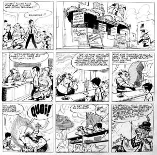 Uderzo Albert (Né En 1927) | UDERZO Albert Â« Luc Junior Â». Encre de Chine noire pour une planche&he | Tessier Sarrou