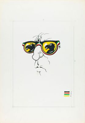 Lot 339 - Magnus (Roberto Raviola) - "Enzo Ferrari", 1979 | Urania Casa d’Aste