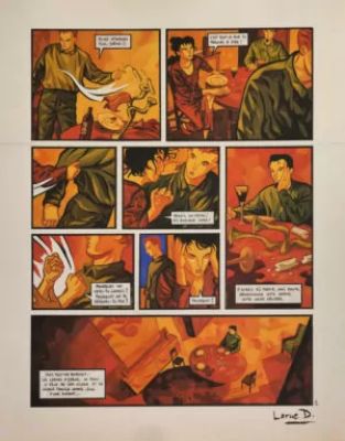 Denis Larue | Les larmes d’Irène | La Galerie de la Bande Dessinée