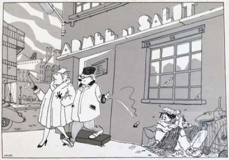 Salemi/Dessin original humoristique qui n’as pas pris une… | Dagoty