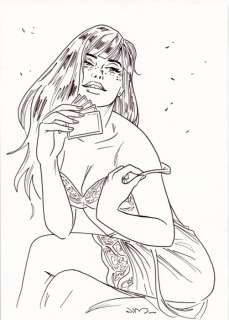 Jim (Terrasson, Thierry)  - Originele tekening - Marie - Een nacht in Rome - (2018) | Catawiki