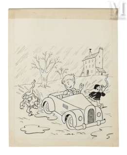 Cuvillier, Maurice Octave... | Couverture d’un magazine " Perlin et Pinpin"- n°41... | Maison Good