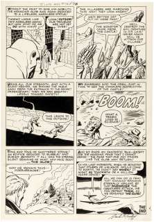 "JOURNEY INTO MYSTERY" #72 COMIC BOOK PAGE ORIGINAL ART BY JACK KIRBY. | Hake’s