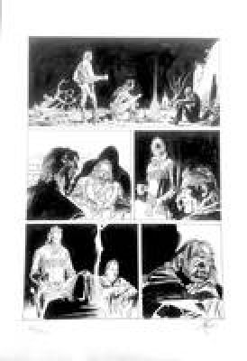 Massimo Carnevale | Original page for Tex. Cm. 34,5x49,5. Ink. Signed. Mint. Code 2348. | Segni e Disegni
