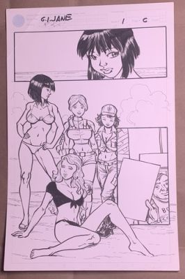 Ben Dunn Original Comic Book Artwork G.I. Jane | eBay US (Buy It Now)