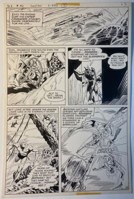 Original Art by Jim Aparo - Brave & Bold #142 Interior Pg w/ Batman and Aquaman