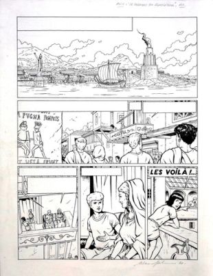 Planche 1 d’ouverture - Alix T36 "Le serment du gladiateur" MARTIN / JAILLOUX | eBay Europe (Buy It Now)