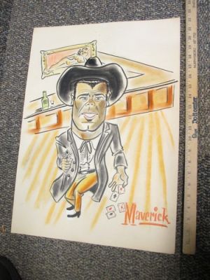 MAVERICK James Garner 1950s TV show western original art region TV Guide cover? | eBay US (Buy It Now)