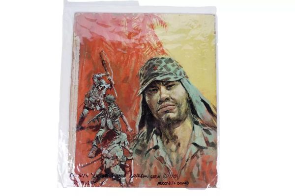 Lot 268 - Original artwork for Battle Picture Library No. 475 “Captain Stingo” | misc / divers
