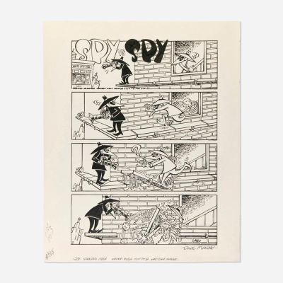Dave Manak, Mad Magazine #325 ’Spy vs. Spy’ Original Art (EC Publications, 1993) | Landry Pop Auctions