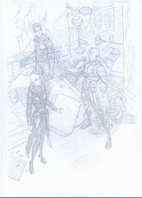 Ian Churchill | Teen Titans: Issue 12, Unused Page 2 | Ian Churchill