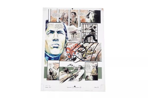 Lot 276 - Artwork for Kung Fu by Martin Asbury | misc / divers