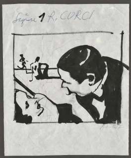 Ferenc Pinter - prova originale di copertina per "Poirot" - Anni ’60 - EO | Catawiki