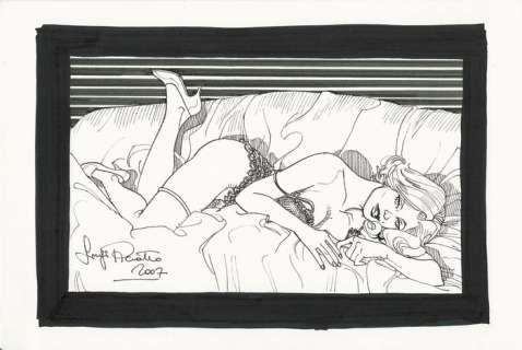  - Luigi Piccatto - illustrazione originale "Marilyn Monroe" - EO - (2007) 