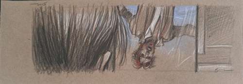 Enki Bilal | Enki BILAL COUP DE SANG CASE COULEUR JULIA ET ROEM PAGE 46 | 2DGalleries