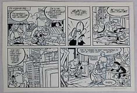  - Hanco Kolk - Originele halve pagina (afwijkend in album) - Gilles de Geus - Le Batavia - page 9a - (1988) 