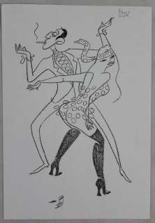 Hanco Kolk - Originele tekening - Illustratie voor de Vara-gids - Gainsbourg et Bardot - (2008) | Catawiki