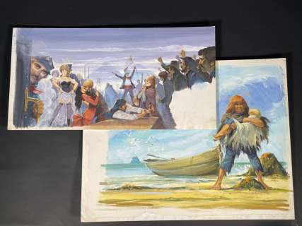 Sidobre, Jean (1924-1988) Deux... | SIDOBRE, Jean (1924-1988) Deux grandes gouaches sur... | Oger-Blanchet