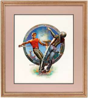 BORIS VALLEJO FLASH GORDON: WAR OF THE CITADELS 1980 PAPERBACK COVER ORIGINAL ART. | Hake’s