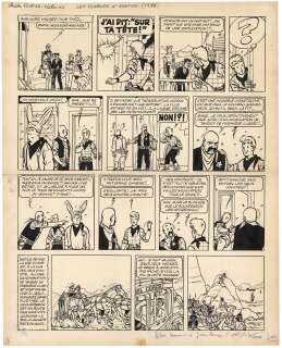 Tibet (1931-2010) | Chick Bill - Les diables à quatre Encre de Chine sur... | Tessier Sarrou