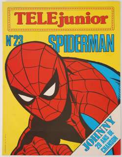 Gérald Forton (1931-... | Affiche Publicitaire SPIDERMAN. TELE JUNIOR n° 23 de... | Stanley’s Auction