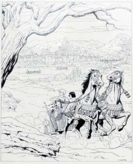 Martin. Jacques | Â«Scènes de la vie AntiqueÂ». Dessin Ã  l’encre de Chine sur | Tessier Sarrou