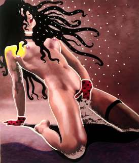 Maxemmed - 2x original illustr. "Capriccia" & "Rebel" - cm 29x42 - Page volante - ORIGINAL - (2013/2014) | Catawiki