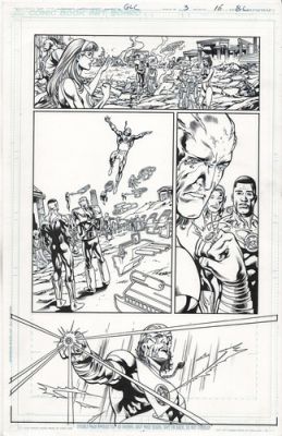 Borges / Hanna - Green Lantern Corps #3 pgs 16-17 1st GL Porter + Guy John 2011 | eBay US