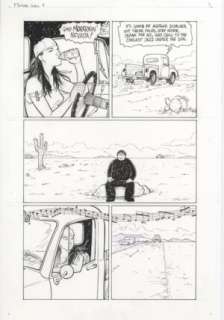 Terry Moore | Motor Girl Issue 4 Page 9 Original Art | Terry Moore