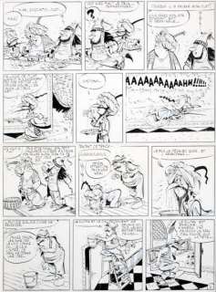 Tabary & Goscinny - IZNOGOUD Planche originale à l‘encre de Chine n°7, Tome