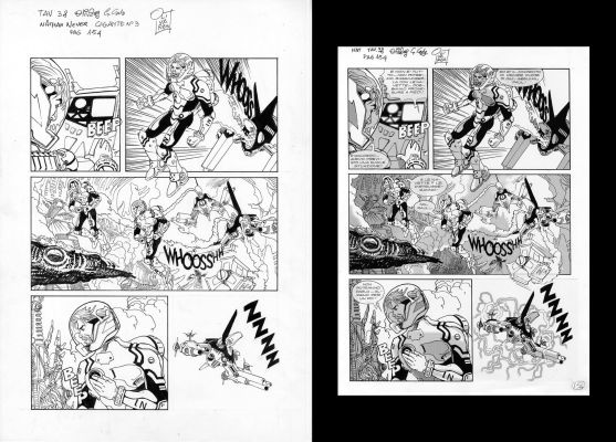 Olivares | NATHAN NEVER GIGANTE n.3 – UN NUOVO FUTURO – Pag.154 | Avalon Comic Art