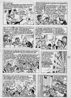 Pellos René | Â«Les Pieds NickelésÂ». Encre de Chine sur papier épais pour | Tessier Sarrou