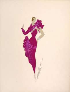 Erté (Romain de Tirtoff) | Coppia di figurini di moda | Little Nemo