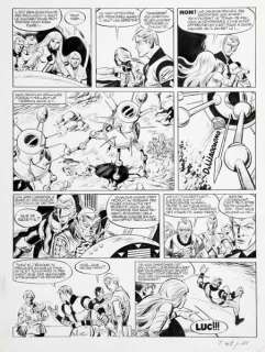 Paape | Luc Orient, planche n°29 Ã  l’encre de Chine sur … | Banque Dessinée