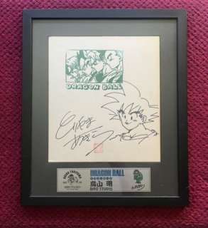 Akira Toriyama - Hand Drawn Shikishi Dragonball Dragon Ball Goku no anime cel