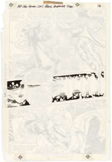 ALL-STAR SQUADRON #27 COMIC BOOK PAGE ORIGINAL ART BY RICHARD HOWELL. | Hake’s