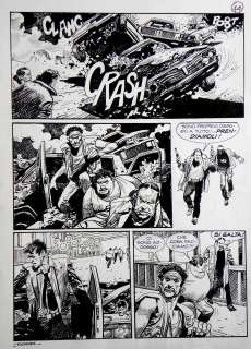 Sergio Toppi - « Nick Raider » – Planche originale n° 44