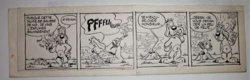  - Gotlib / Dufranne Henri - Bande originale horizontale - 4 Cases 