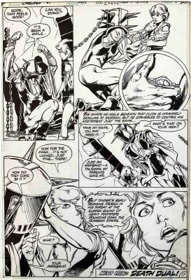 Mike Grell, Mike Decarlo (Encrage) | The Warlord #59 p17 | 2DGalleries