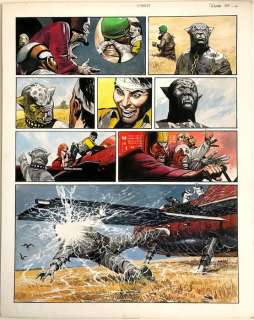 Lawrence, Don - Originele pagina in gouache (p.45) - Storm 14 - De Honden van Marduk - (1985) | Catawiki