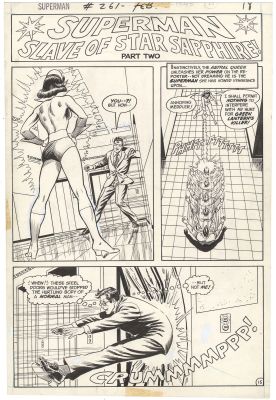 Curt Swan | Superman #261 p15 (Star Sapphire!) | Nostalgic Investments