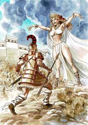 Pierre Taranzano | Diomède et Aphrodite | 2DGalleries