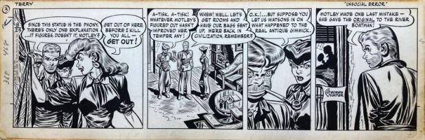 George Wunder | Terry and the Pirates 25/08/1948 | 2DGalleries