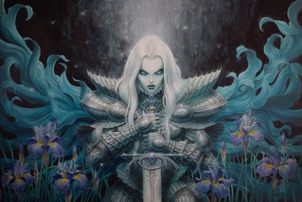 Lot 100 - LEDROIT né en 1969. Le lys d’argent. Tiré de l’univers de Requiem 2024. | HVMC