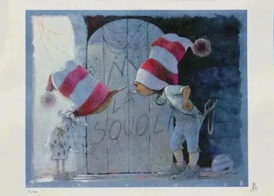 Massimiliano FREZZATO EX LIBRIS signierte PINOCCHIO - Mauvais jour 2013, 100 ex | eBay Europe (Buy It Now)