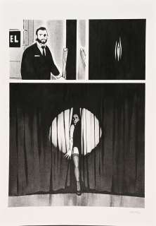 Dano, Sixtine Sibylline,... | DANO, Sixtine Sibylline, planche 127 Fusain et encre... | Coutau Bégarie