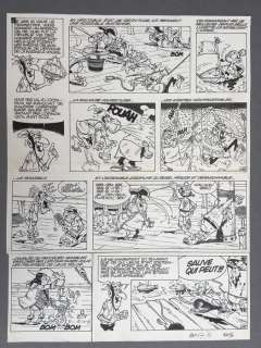 Remacle, Marcel - Planche originale - Le Vieux Nick et Barbe-noire  (1975) | Catawiki